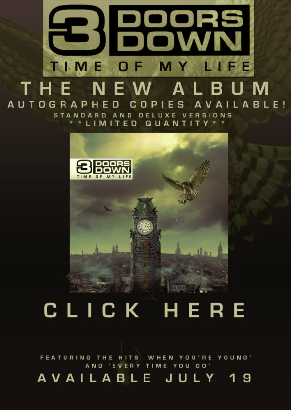 3 Doors Down - Time Of My Life (CD Album)
